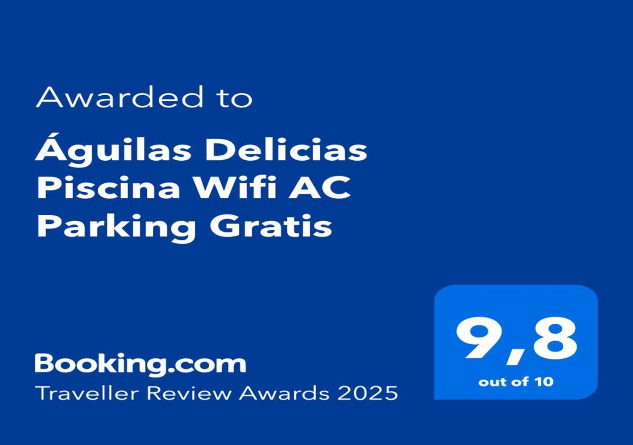 Aguilas Delicias Piscina Wifi Ac Parking Gratis Exterior foto